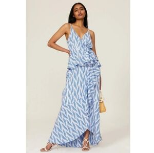 Hutch Floral Wrap Maxi Dress, size L